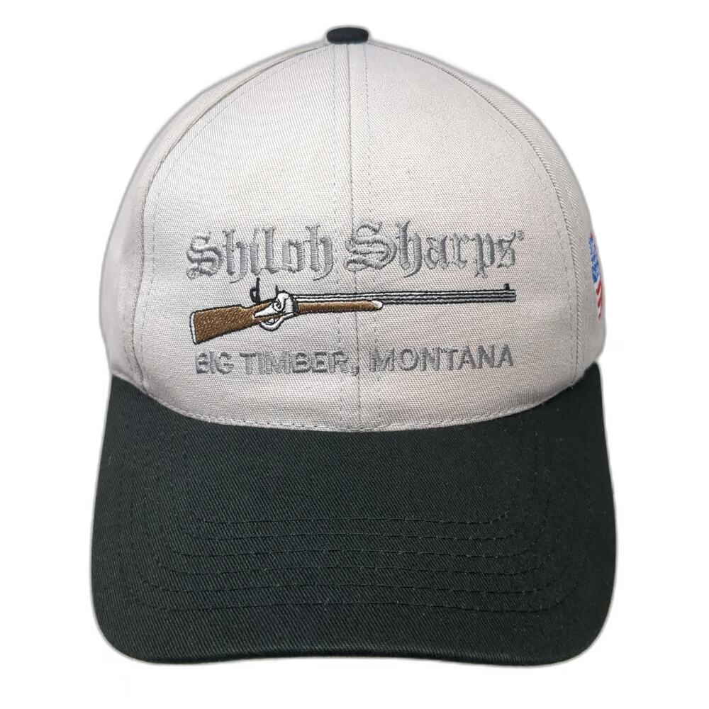 Graffiti Shiloh Sharps Big Timber Montana Gray Baseball Cap One Size Hat USA